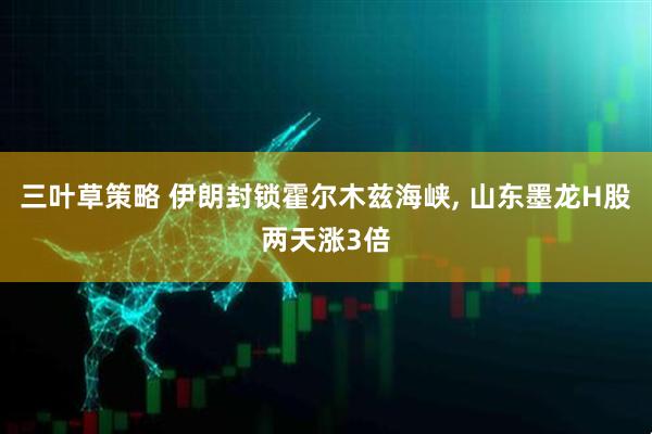 三叶草策略 伊朗封锁霍尔木兹海峡, 山东墨龙H股两天涨3倍