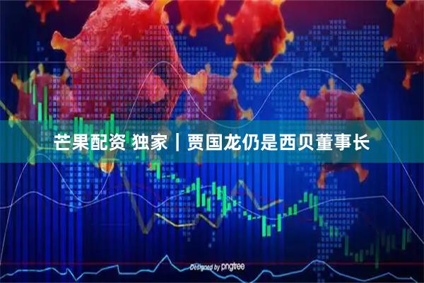 芒果配资 独家｜贾国龙仍是西贝董事长