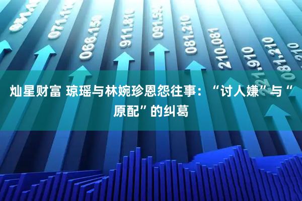 灿星财富 琼瑶与林婉珍恩怨往事：“讨人嫌”与“原配”的纠葛